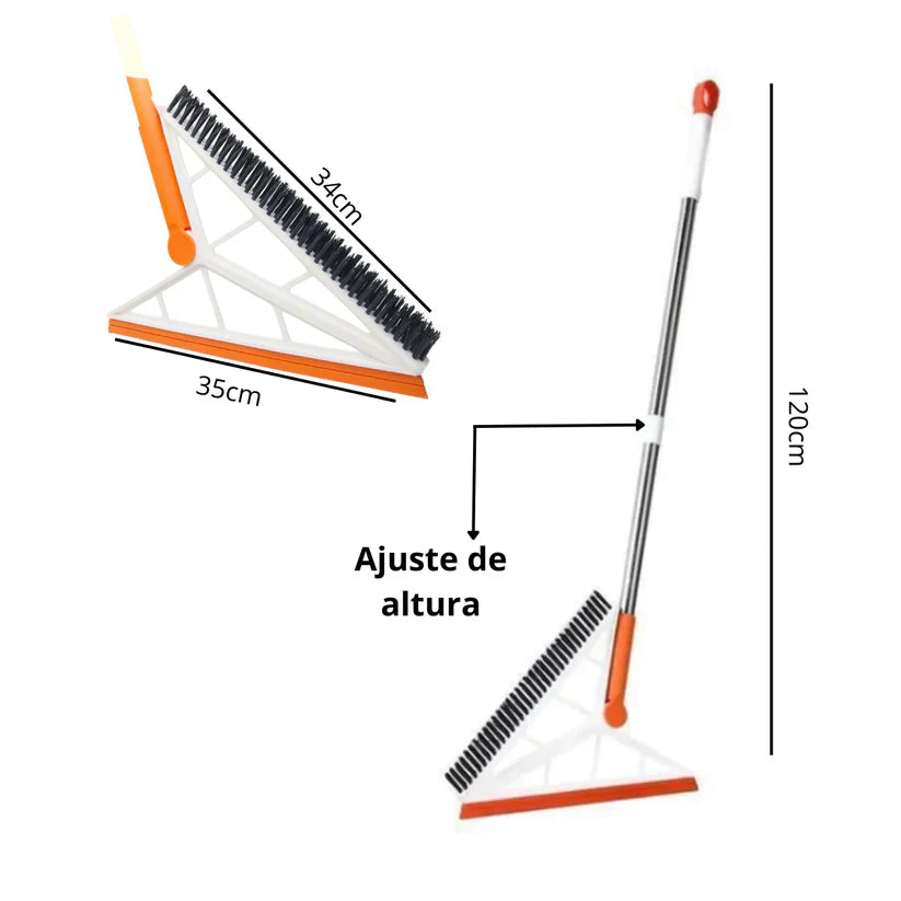 Escoba 2 en 1 Ajustable y Multifuncional | Innovación en Limpieza para tu Hogar