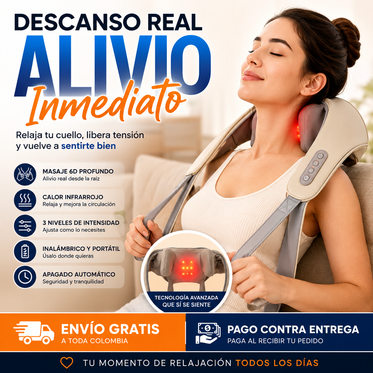 CerviZen® - Dispositivo de Masaje Cervical