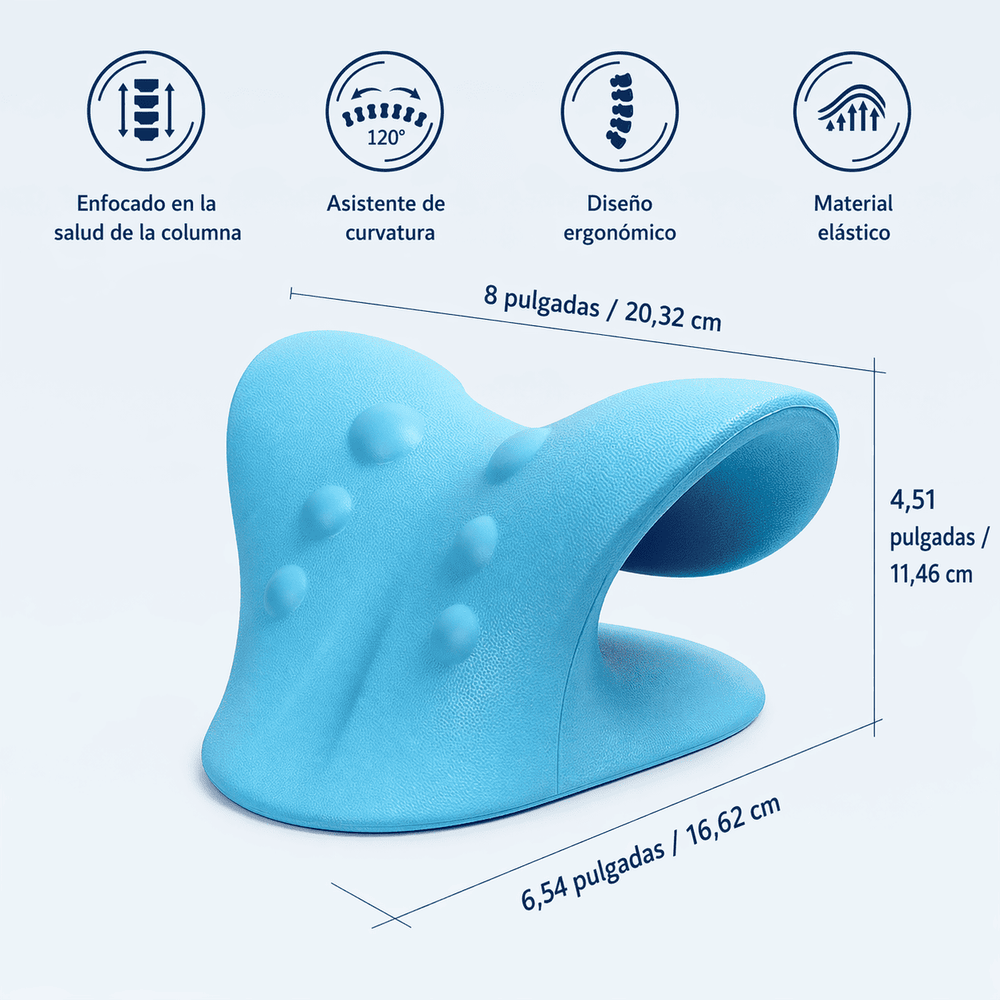 Cojín Cervical Relief Pro - Alivia dolor y mejora el cuello jorobado