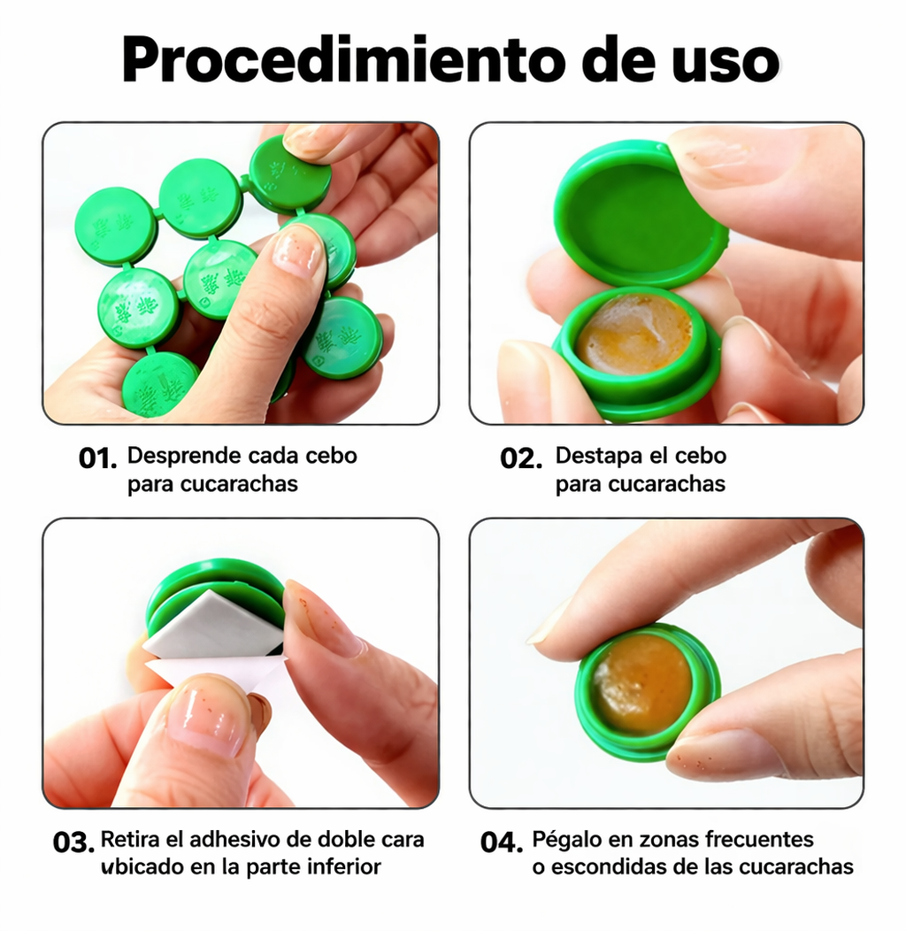 NidoX® - Elimina el nido Cebo Matacucarachas x12 unidades