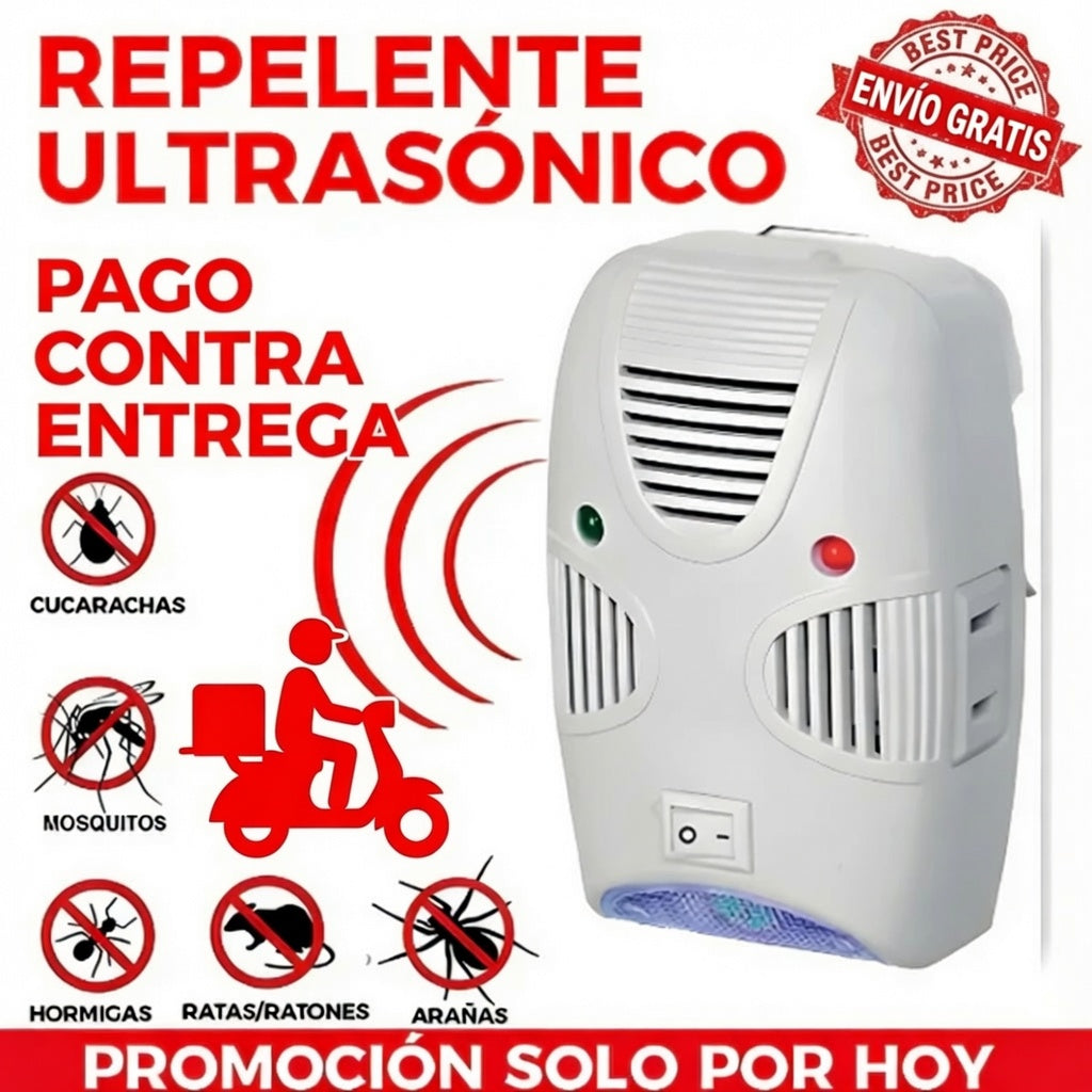 Riddex® - Repelente Ultrasónico Roedores