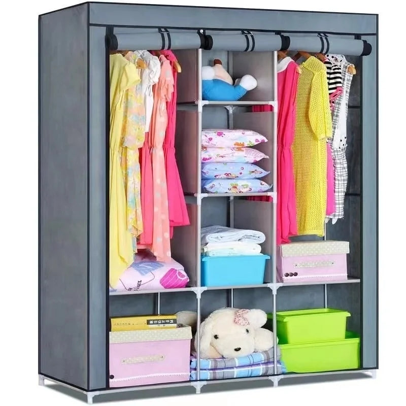 CLOSET DE 3 NIVELES CON FORRO