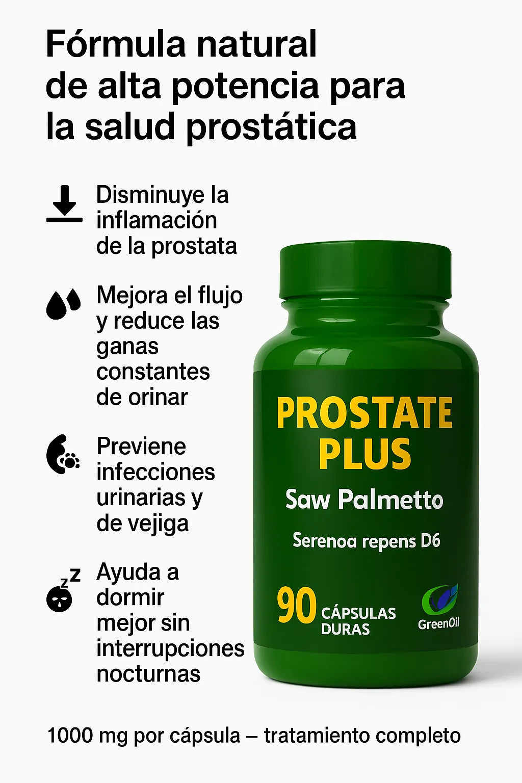 Prostate Plus® - Mejora el flujo urinario (90 Capsulas)
