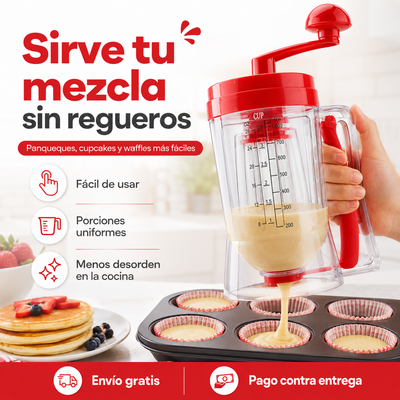 BatterFlow™ - Máquina Dispensadora de Masa Fácil