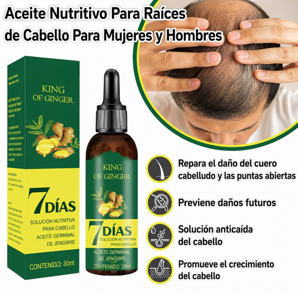 Sérum 7 Days GingerPlus Crecimiento Capilar