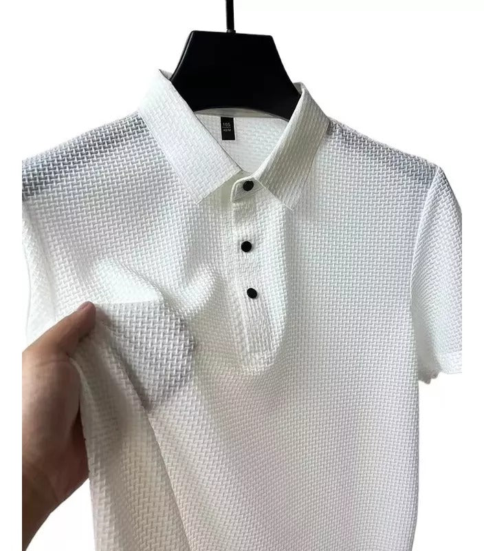Camiseta Polo Seda Fría de Alta Calidad
