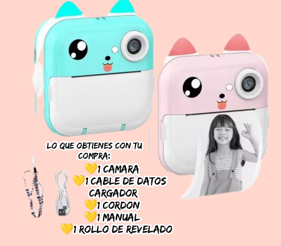 Cámara Instantánea Para Niños
