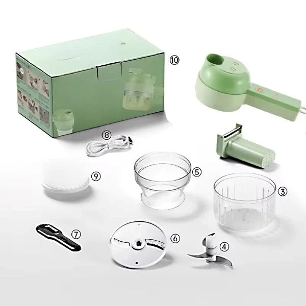 PicaTodo 4 en 1 Cortador de Alimentos Multifuncional
