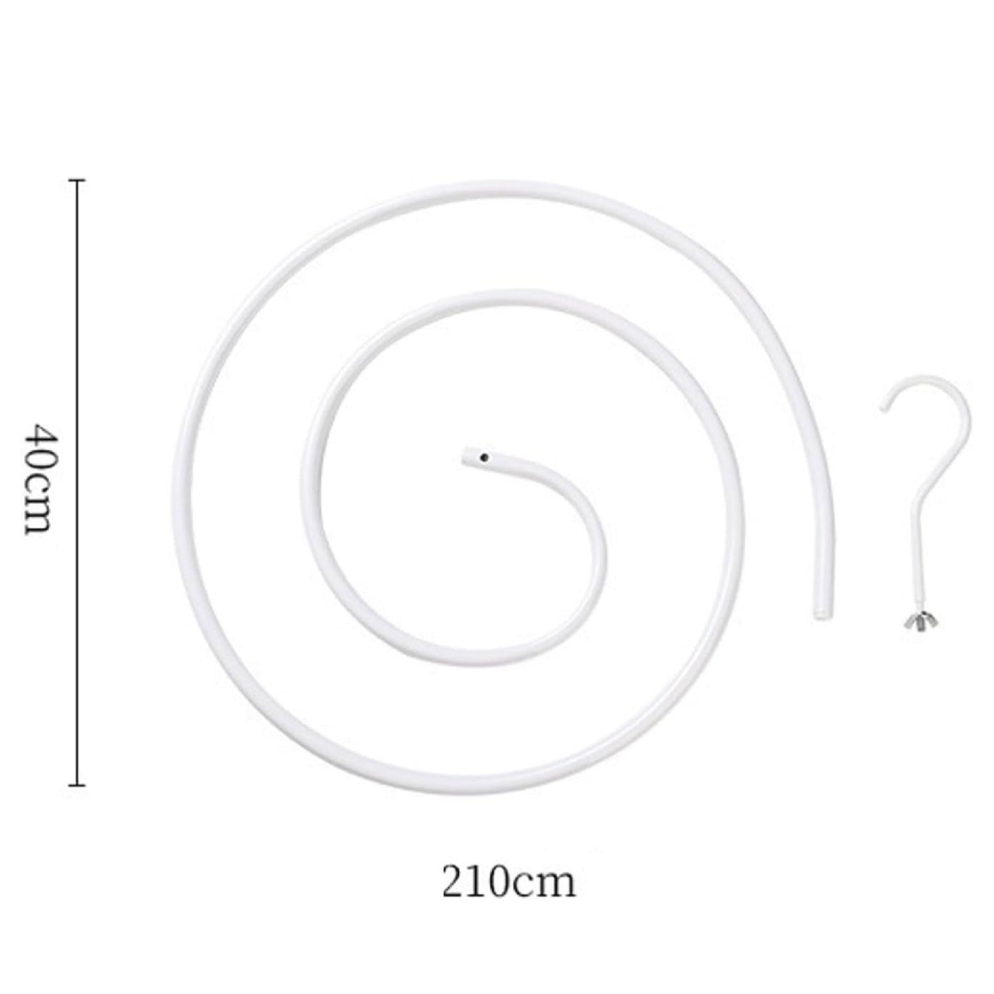 SecaFácil® - Tendedero Espiral para Sabanas y Cobijas