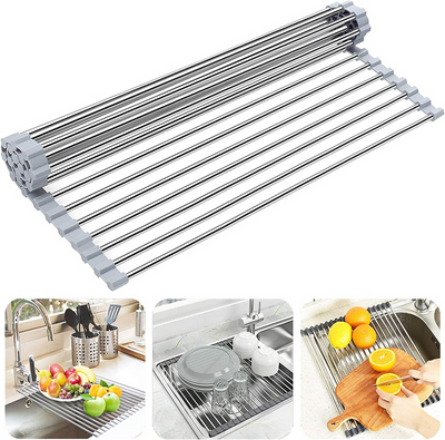 DryFlex™ - Escurridor Enrollable para Cocina