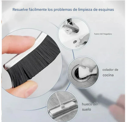 CleanHome® - Set X 3 Cepillos Especializados