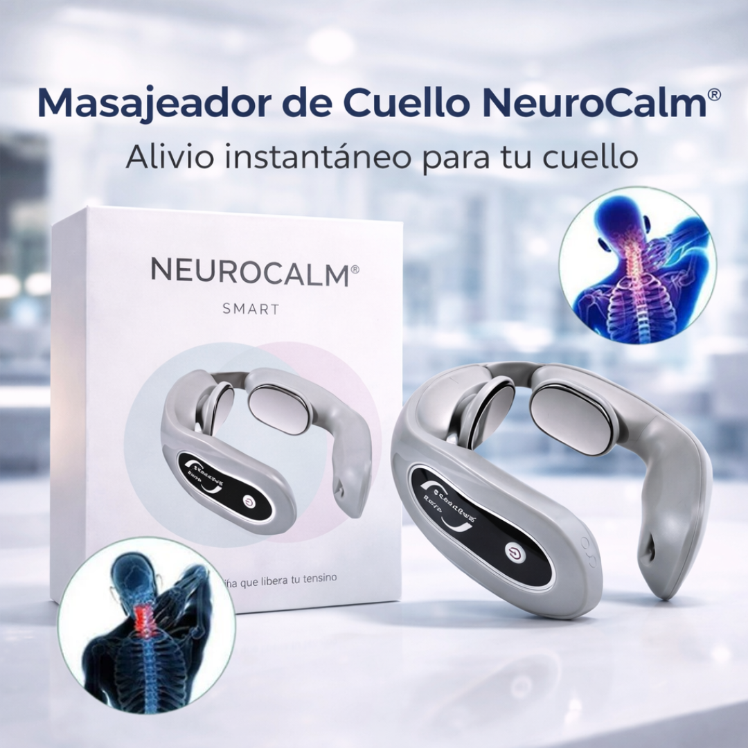 Masajeador de Cuello NeuroCalm® Smart - Alivio instantáneo para tu cuello