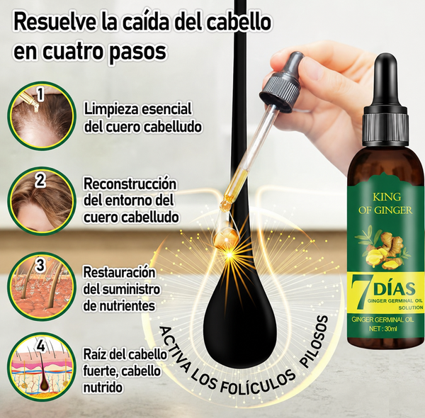 Sérum 7 Days GingerPlus Crecimiento Capilar