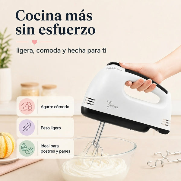 MixPro™ - Batidora Eléctrica 7 Velocidades