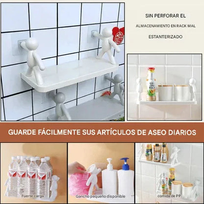 OrgaHome® - Repisa Organizador de Baño