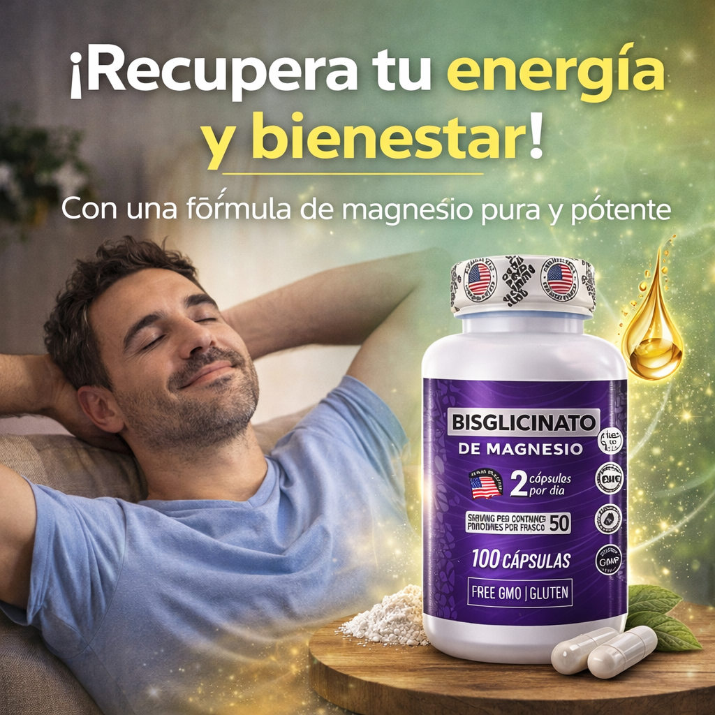 Bisglicinato® - Magnesio para Descanso y El Estrés
