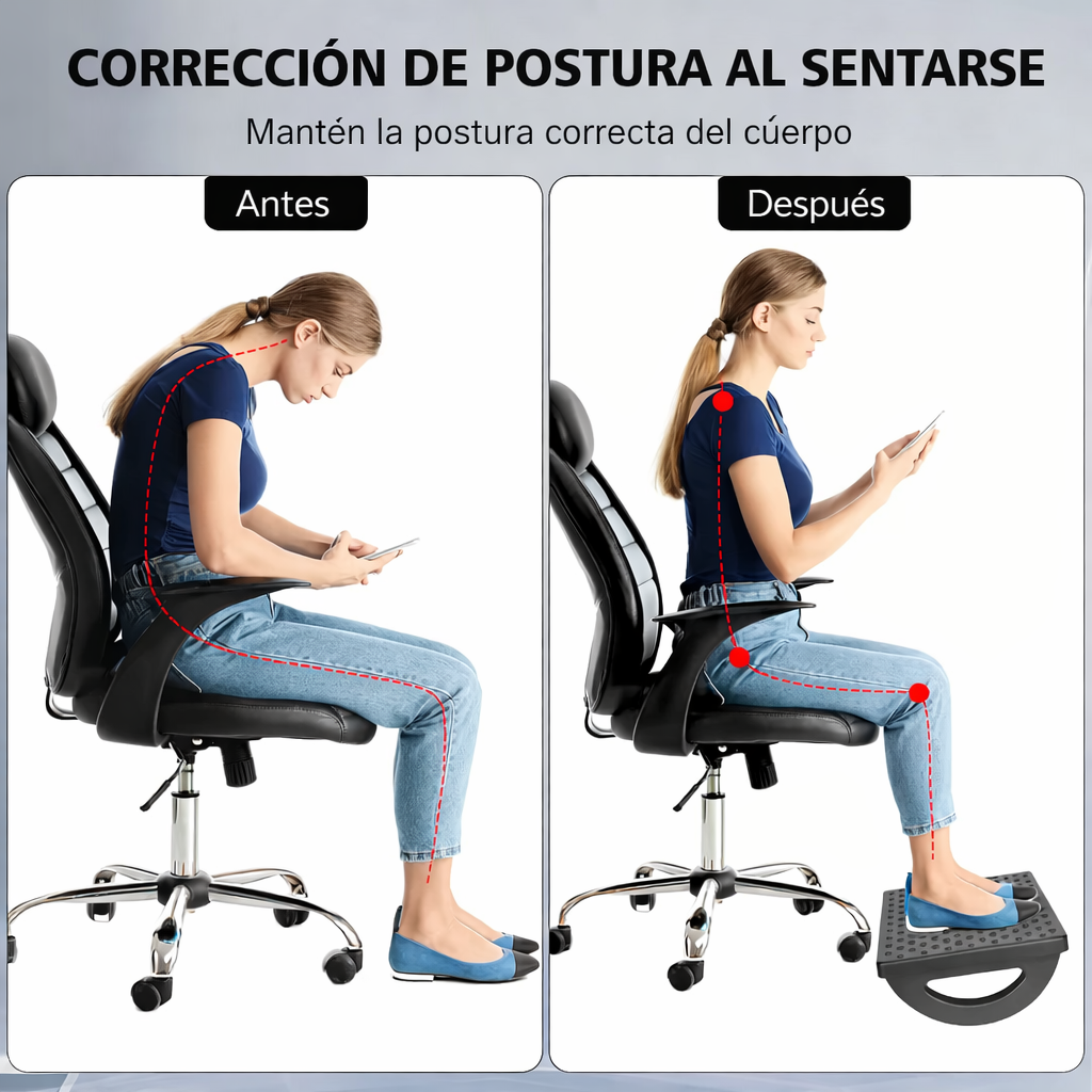 RelaxStep® - Reposa Pies Masajeador Oficina Descanso