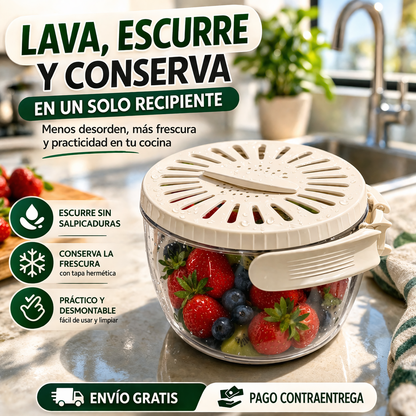 CocinaZen® - Escurridor De Frutas Y Verduras