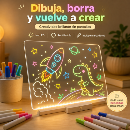 KidsyBoard® - Pizarra LED Mágica