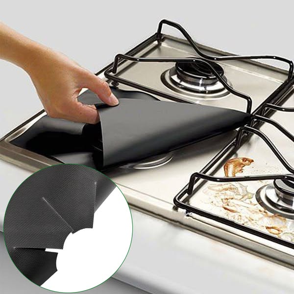 CleanTop™ – Set 4 protectores anti-grasa para cocina