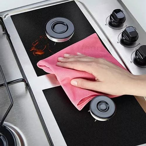 CleanTop™ – Set 4 protectores anti-grasa para cocina