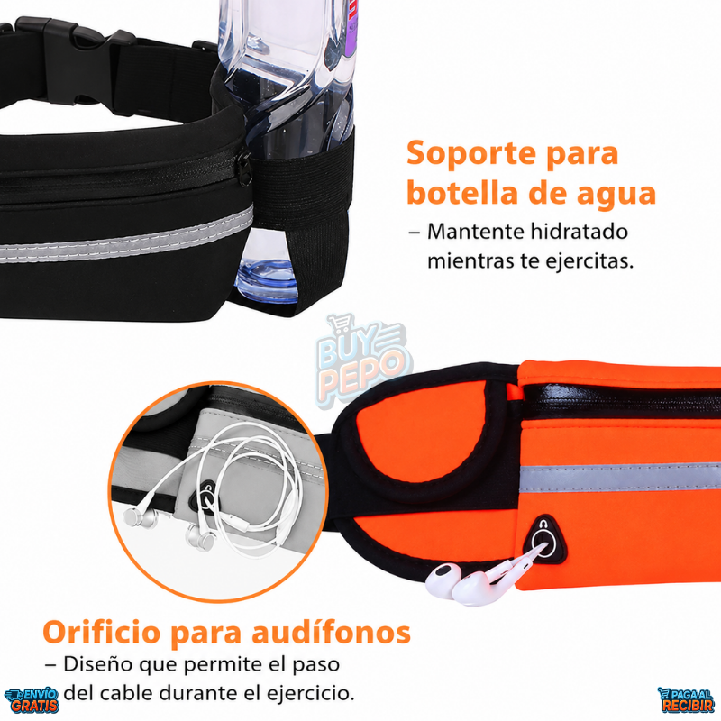 SportPocket™ 🏃‍♂️ - Riñonera deportiva segura 🎽