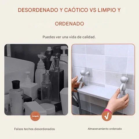 OrgaHome® - Repisa Organizador de Baño