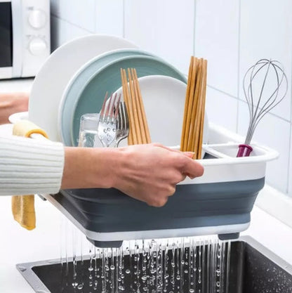 ESCURRIDOR DE PLATOS PLEGABLE🧼