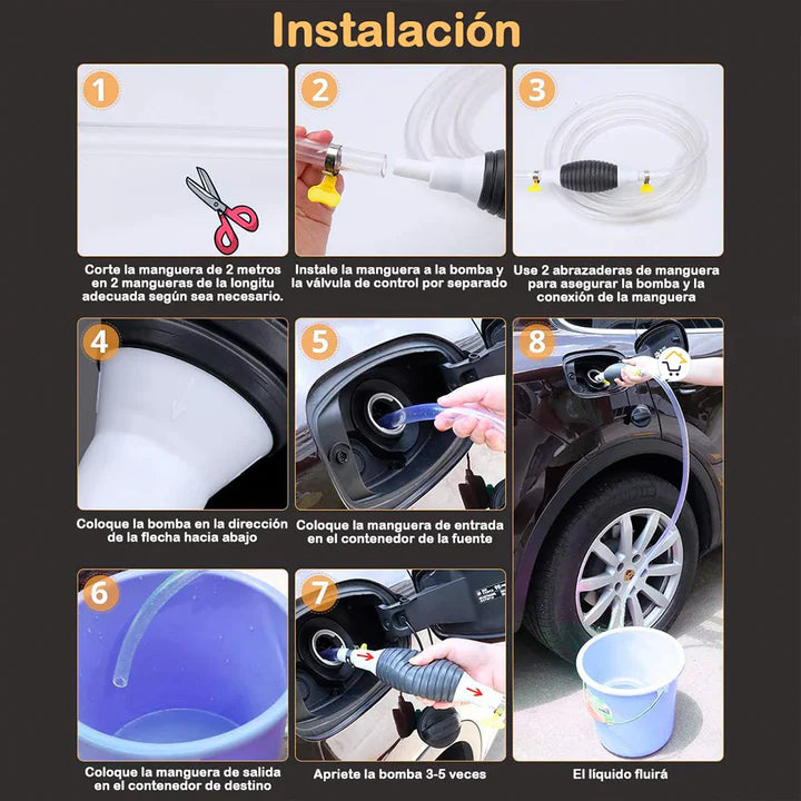 Bomba Sifón de Succión