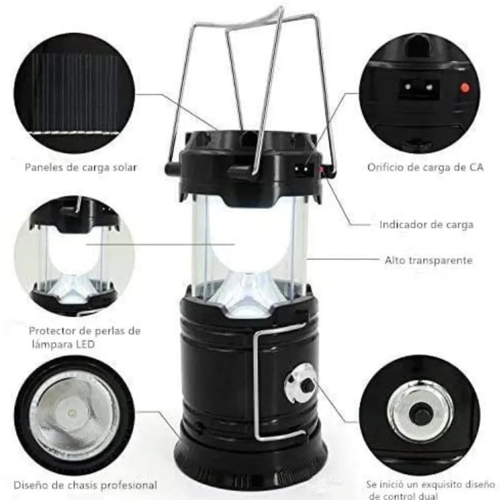 LumiCamp®- Lampara Solar de Camping
