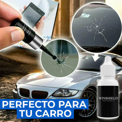Winshield® - Liquido Reparador De Vidrio