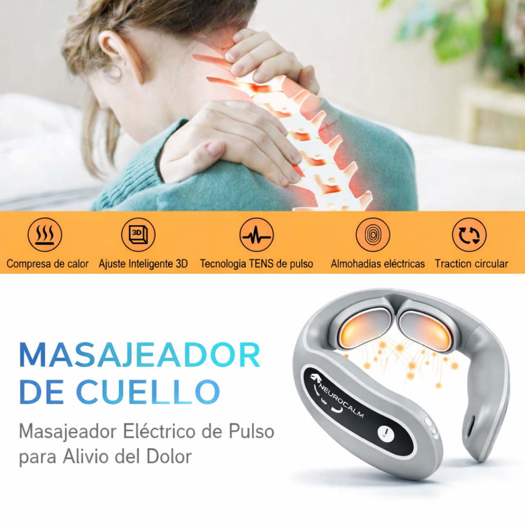 Masajeador de Cuello NeuroCalm® Smart - Alivio instantáneo para tu cuello