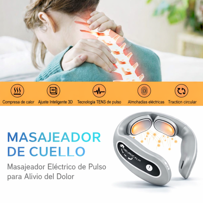 Masajeador de Cuello NeuroCalm® Smart - Alivio instantáneo para tu cuello