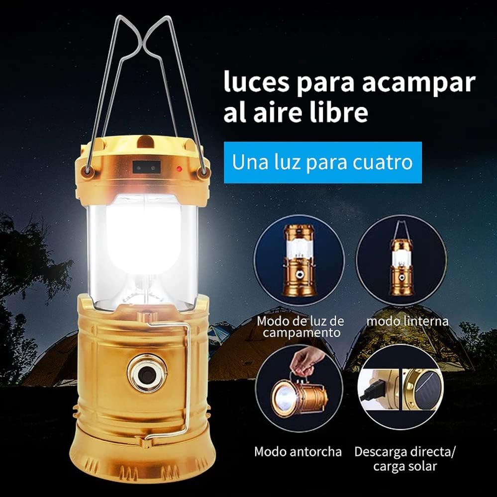 LumiCamp®- Lampara Solar de Camping
