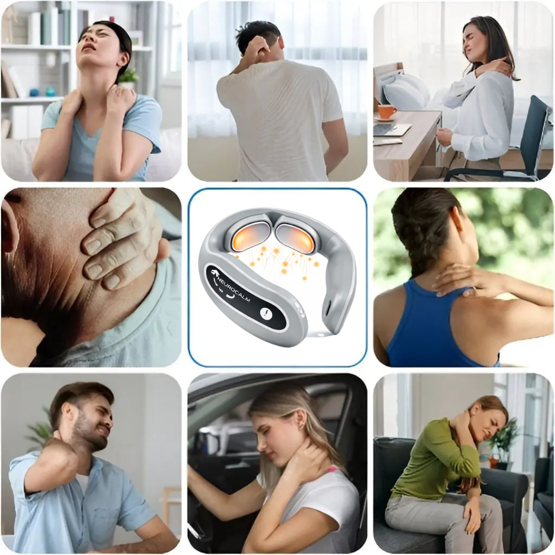 Masajeador de Cuello NeuroCalm® Smart - Alivio instantáneo para tu cuello