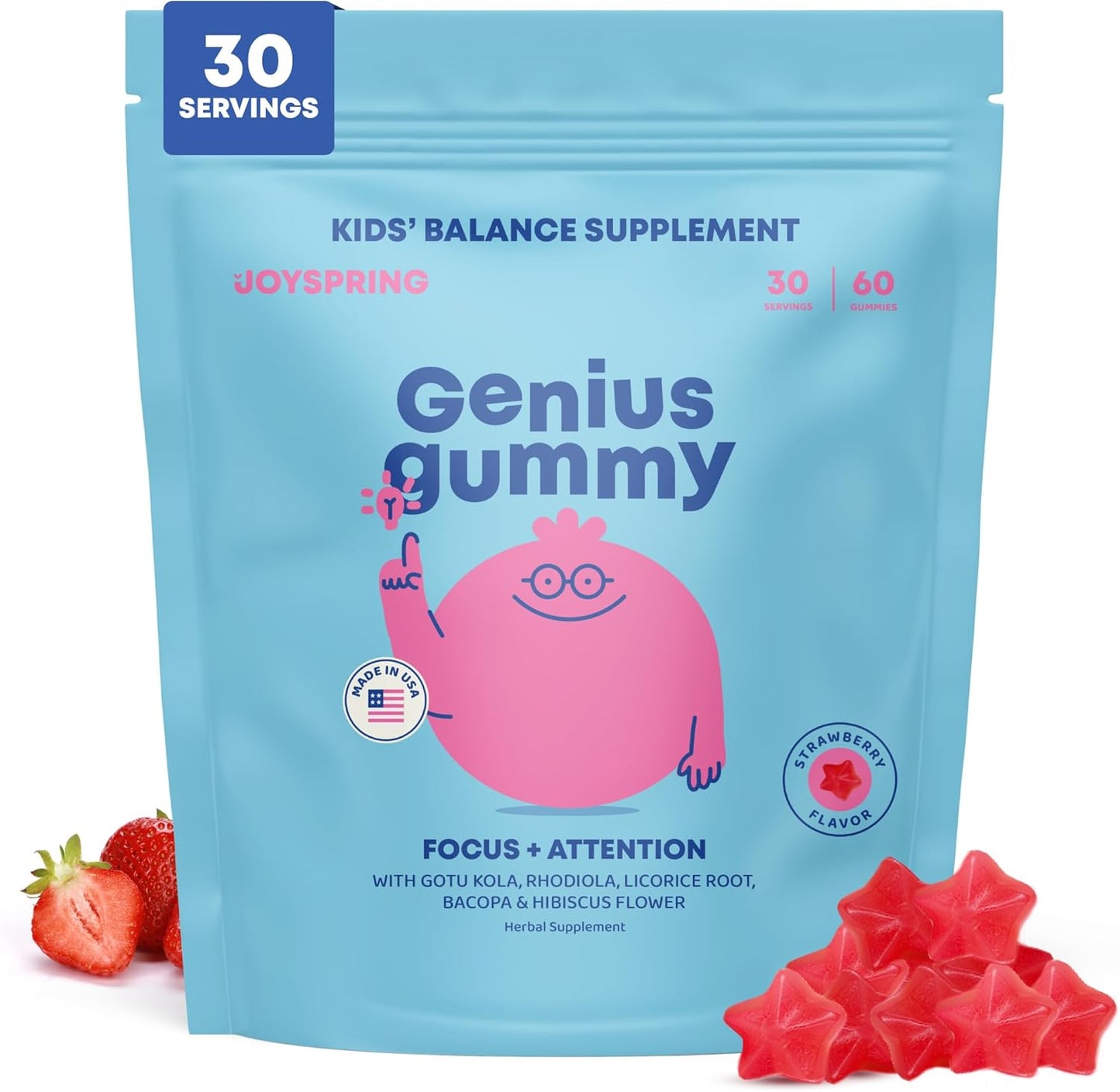 Genius Gummy® - El suplemento que los niños piden solos🍓