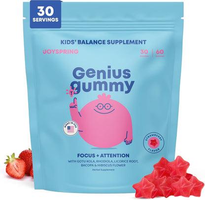 Genius Gummy® - El suplemento que los niños piden solos🍓