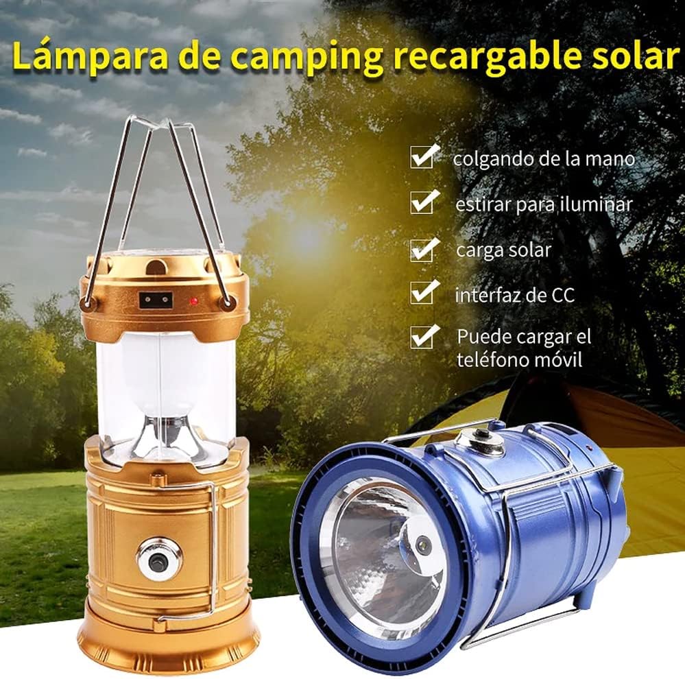 LumiCamp®- Lampara Solar de Camping