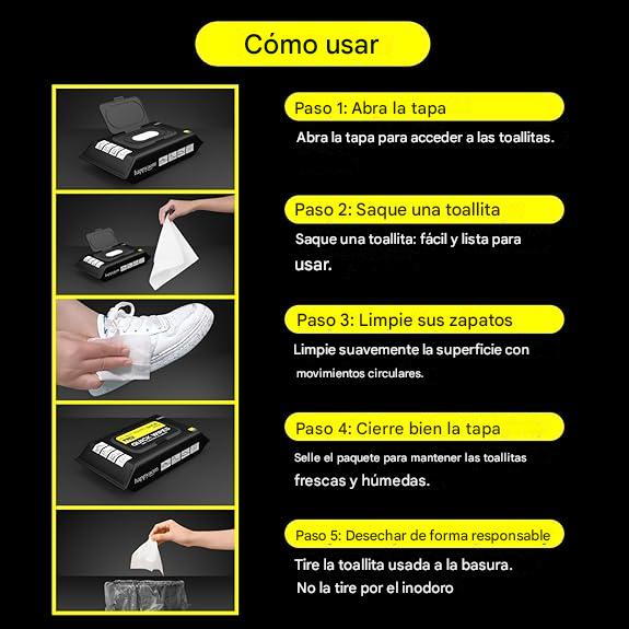 Quick Wipes® - Toallitas Limpiadoras De Zapatos