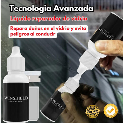 Winshield® - Liquido Reparador De Vidrio