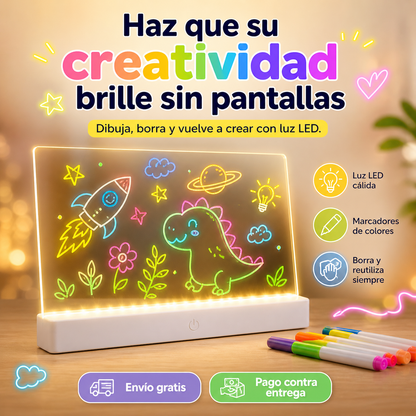 KidsyBoard® - Pizarra LED Mágica