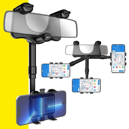 Soporte de teléfono retráctil y giratorio 360° para celular
