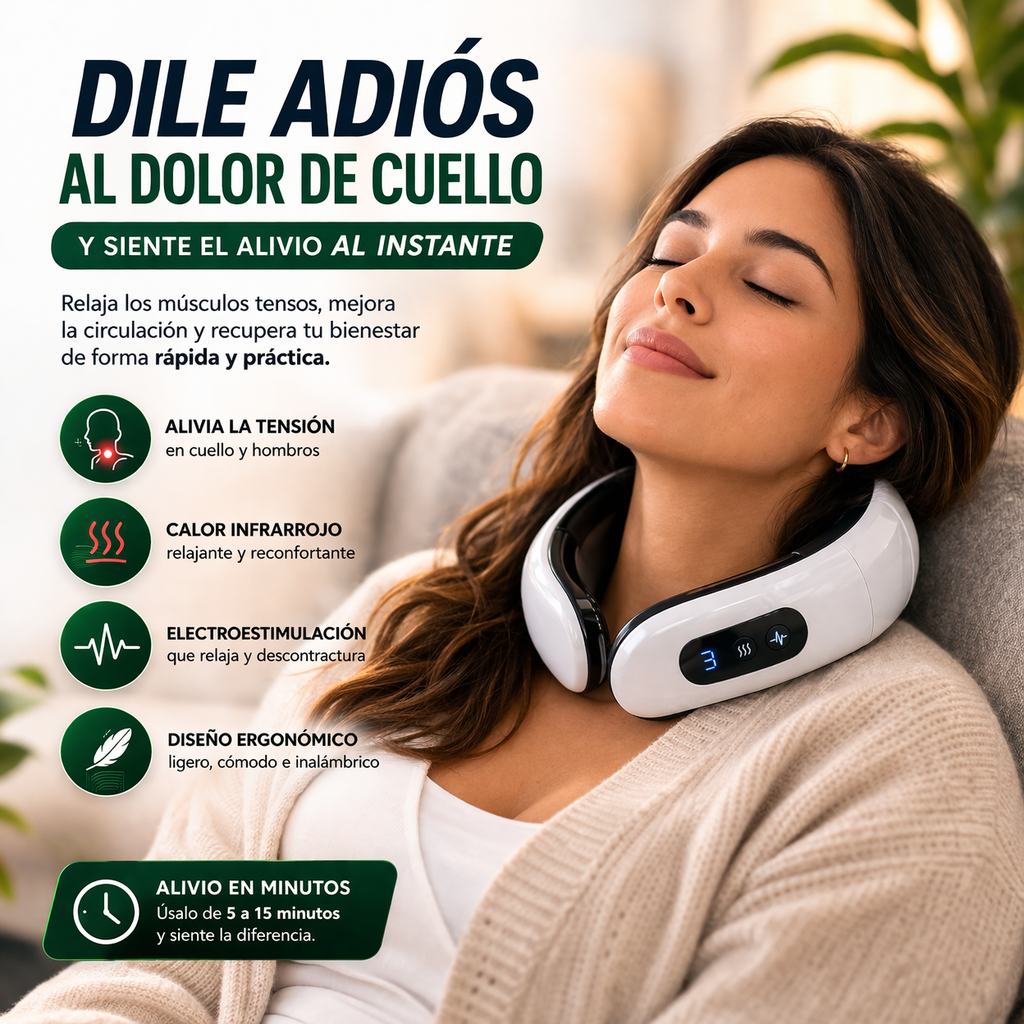 Magic Pro 2.0 - Masajeador Cervical Premium