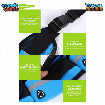 SportPocket™ 🏃‍♂️ - Riñonera deportiva segura 🎽