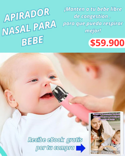 Suavinari® - Aspirador nasal para Bebe