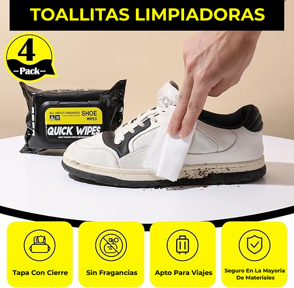 Quick Wipes® - Toallitas Limpiadoras De Zapatos