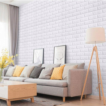 Papel tapiz de ladrillo autoadhesivo con patrón 3D | BRICKSBY