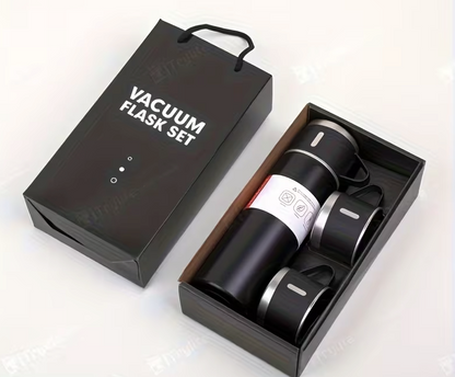 Vacum Flask® - Set De Termo Bebidas Caliente Y Frio 12 Horas + 2 Tazas