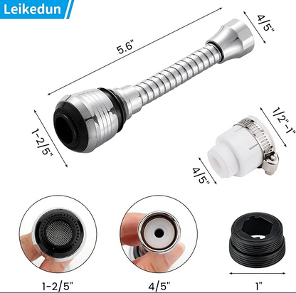 Extension Turbo Flex 360 Flexible Para Grifo