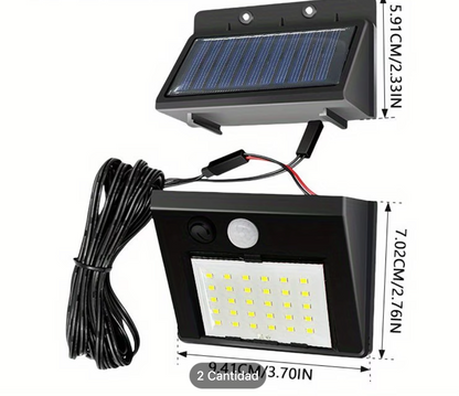 Lampara 30 Led Solar Con Sensor